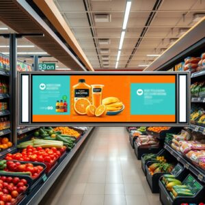 Цифровые рекламные дисплеи: как экраны меняют маркетинг в магазинах